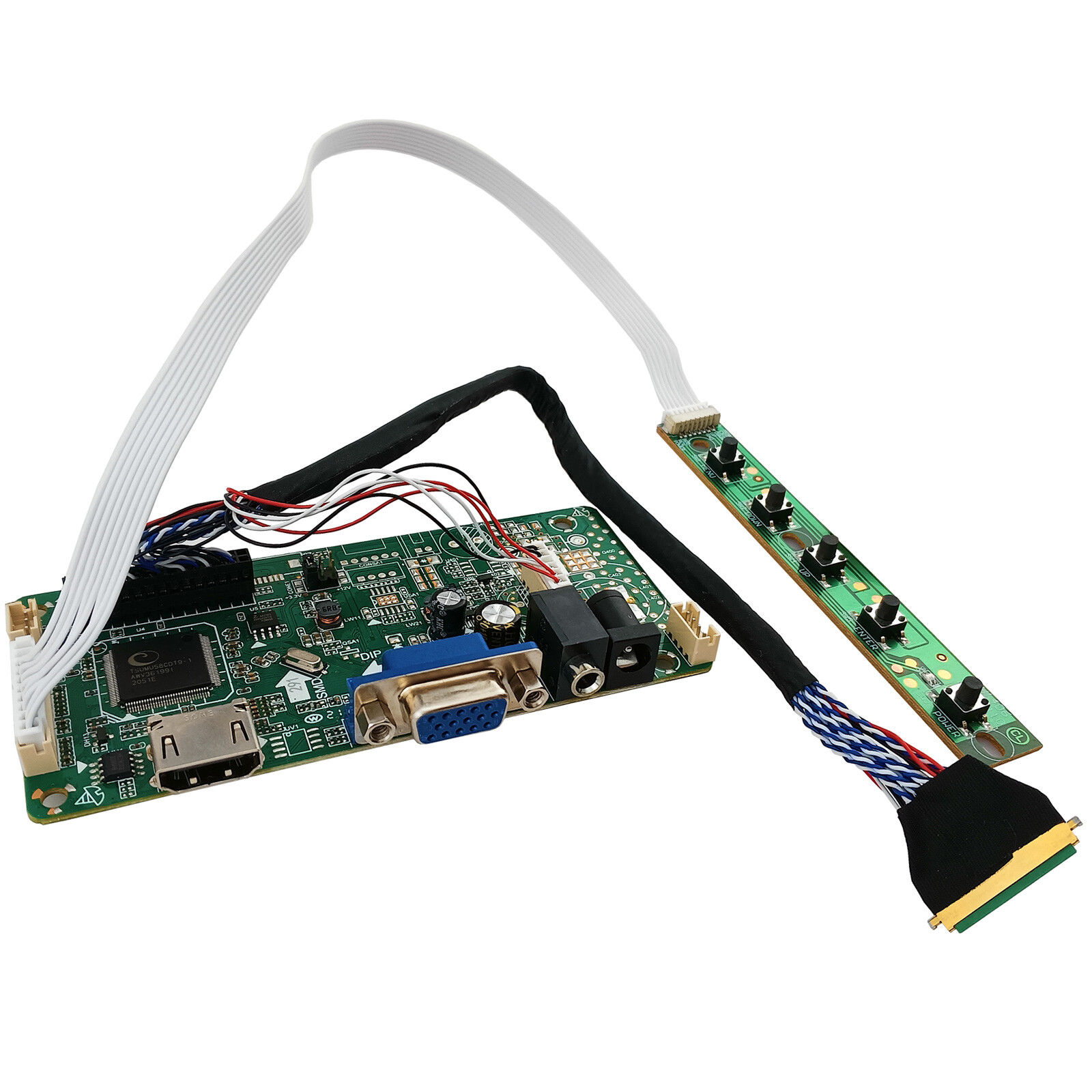 LCD Control Board for N173HGE L11 L21 N173H6-L01 VGA HDMI Display Audio Driver