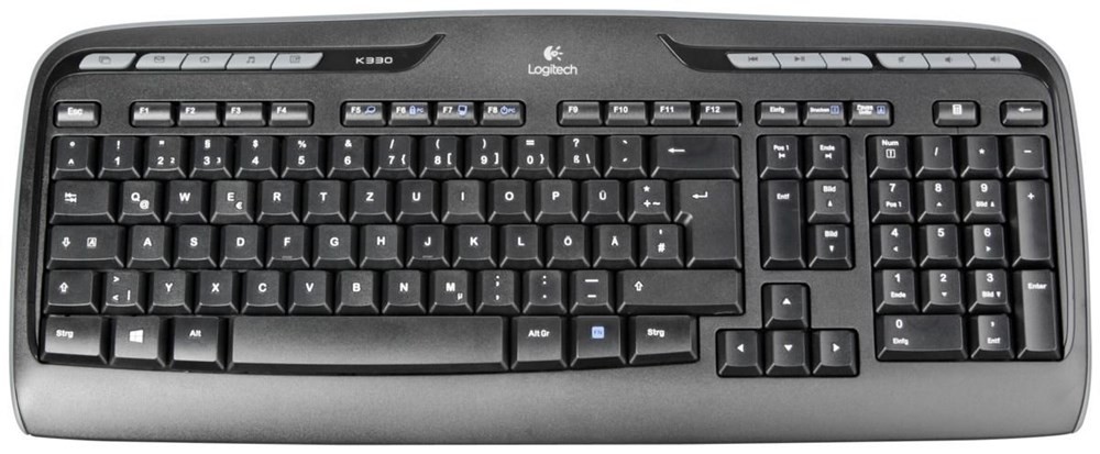 Logitech Logicool K330 Wireless Keyboard ENG/French Layout (NO Receiver) (/RT...