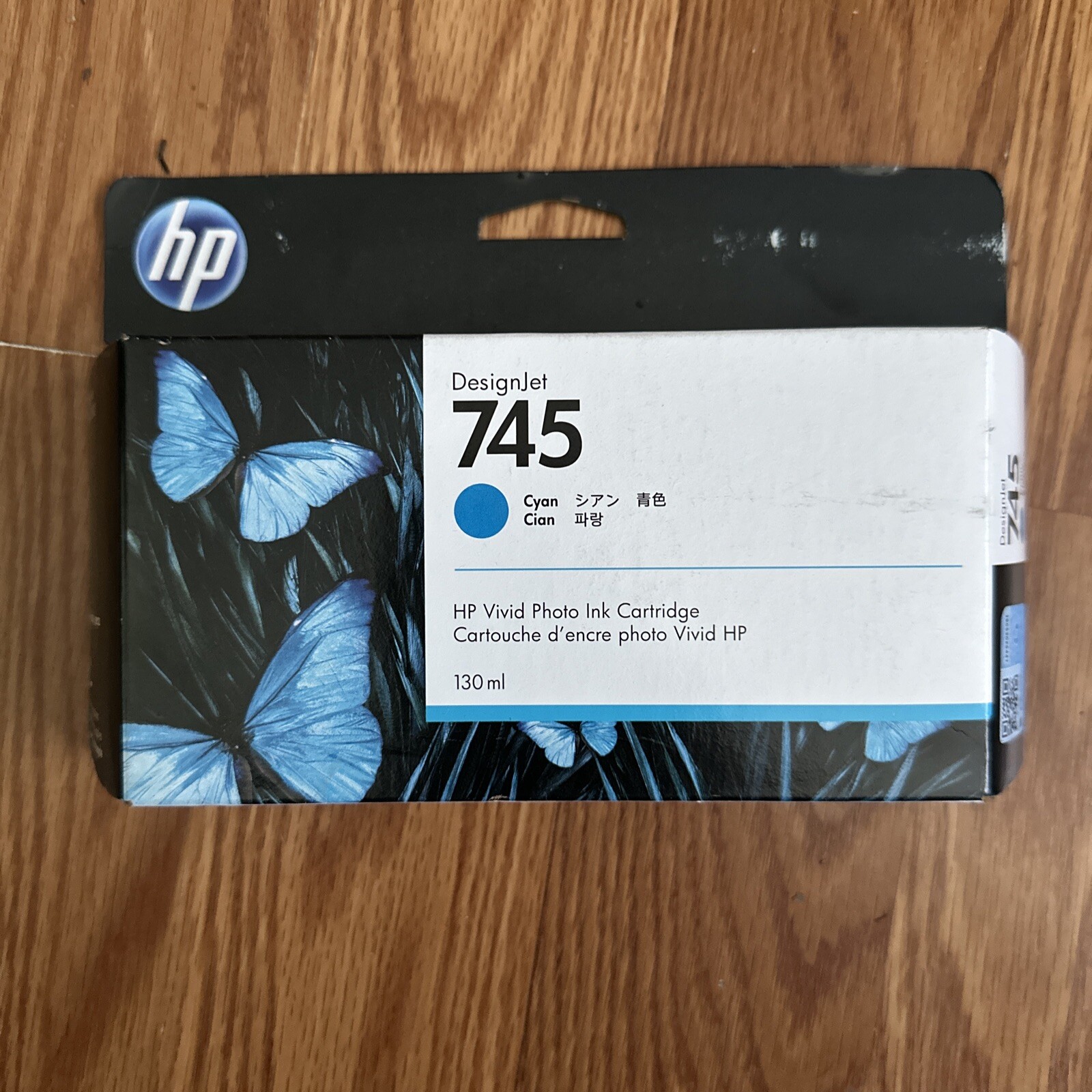 HP 745 Cyan Ink Cartridge F9j97A for DesignJet Z2600/Z5600 Exp Dec 2024
