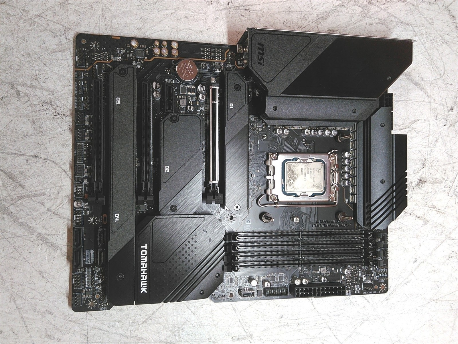 MSI MAG Z690 TOMAHAWK WIFI ATX Motherboard Intel i5-13600k CPU No RAM 