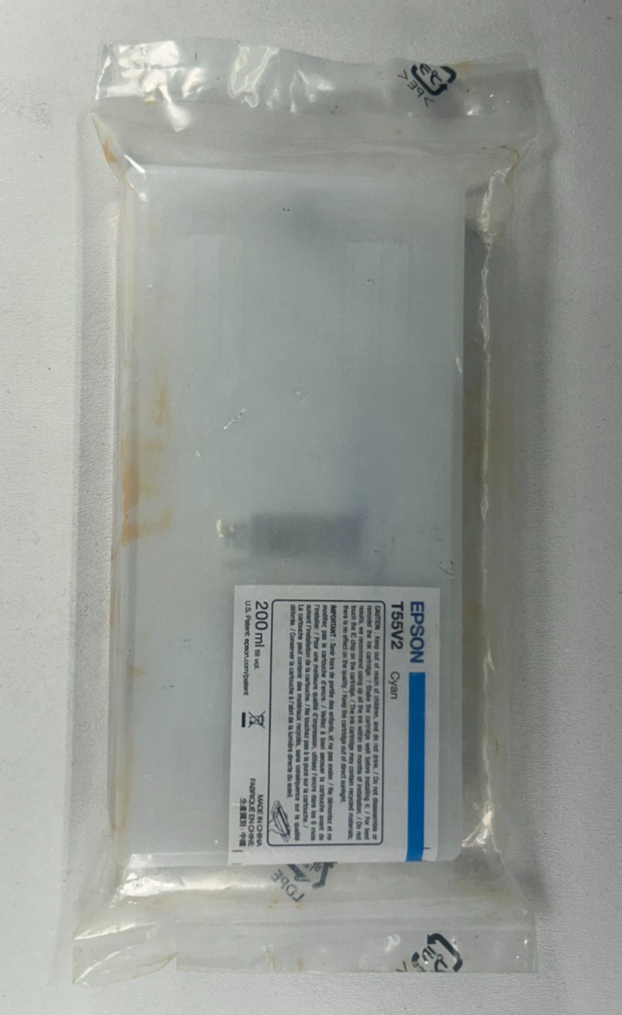 Genuine Epson T55V2 Cyan Ink for SureColor P5370