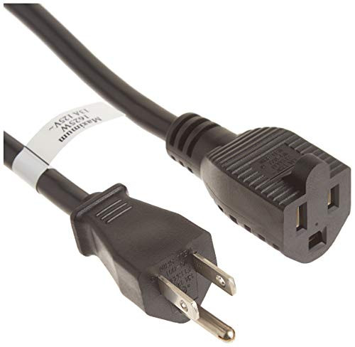  4FT Premium Universal Extension Cord - Power Extension Cord for TV, Computer, 