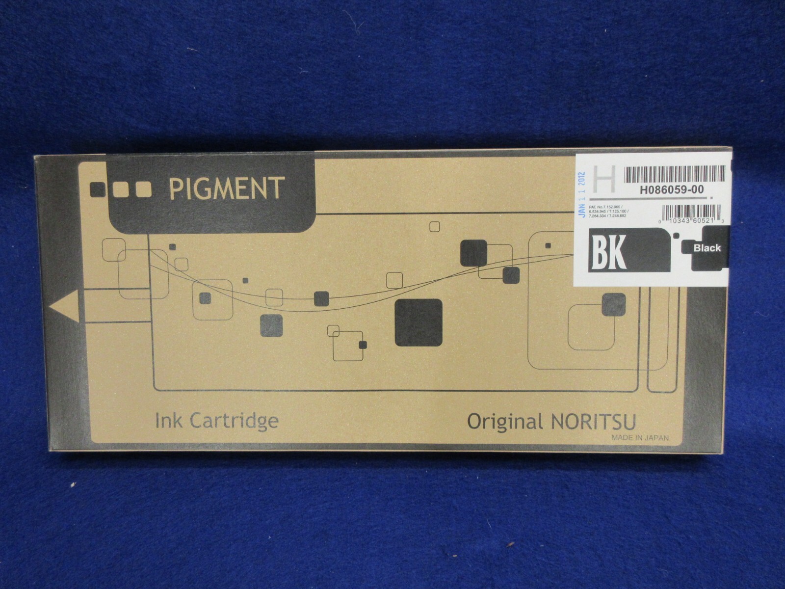 Noritsu H086059-00 BLACK 500ml Pigment Ink Genuine OEM New Expired 2013-2015