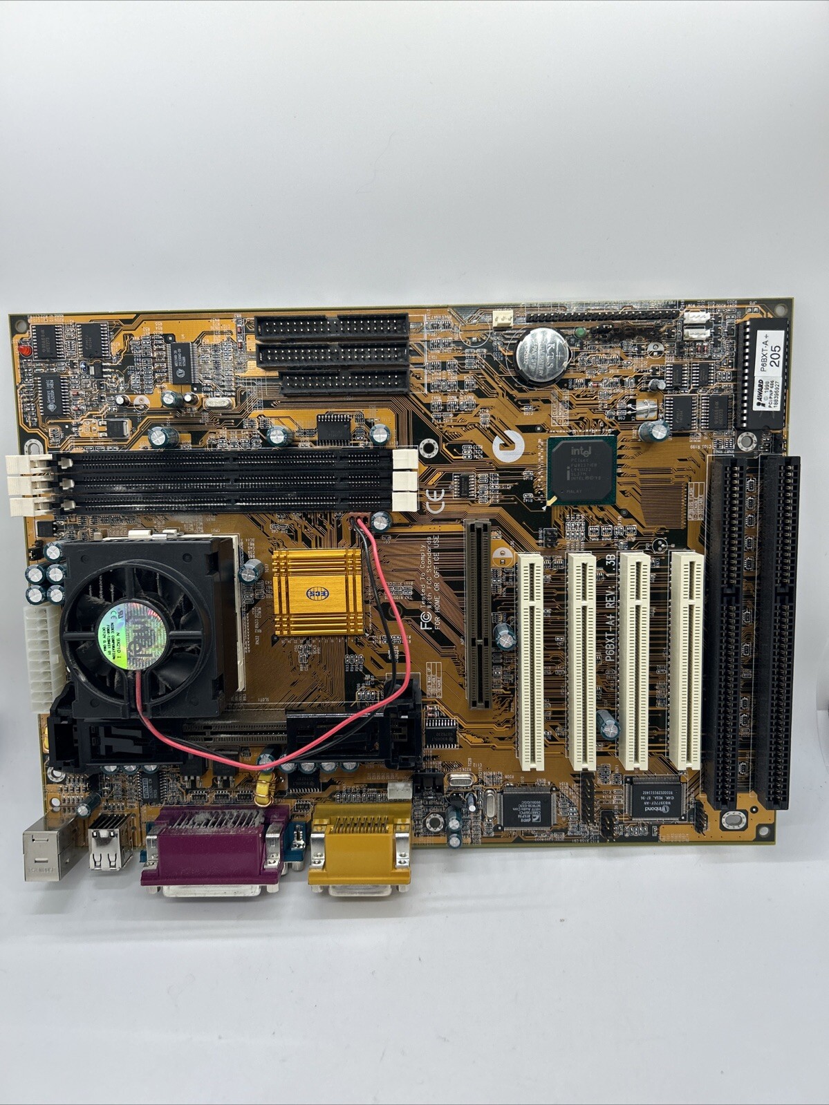 ECS P6BXT-A+ MOTHERBOARD SLOT 1/370 MRD UNTESTED