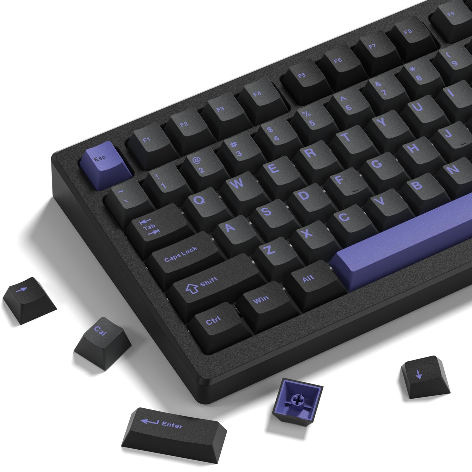 Womier Double Shot PBT Keycaps Set Custom Mechanical Keyboard 138 Keys