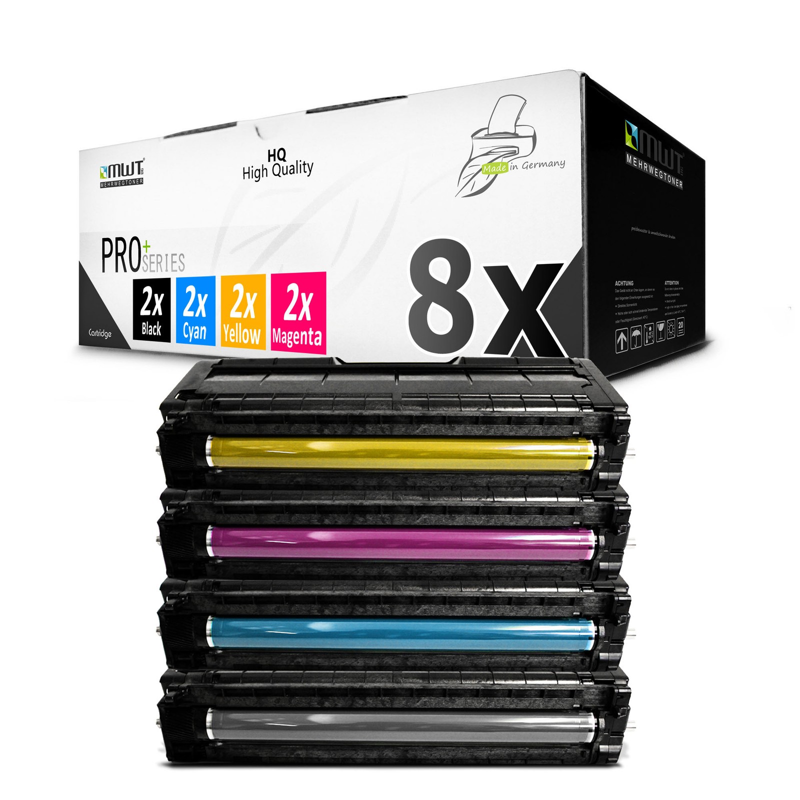 8x MWT PRO Toner for Kyocera FS-C-1020-MFP