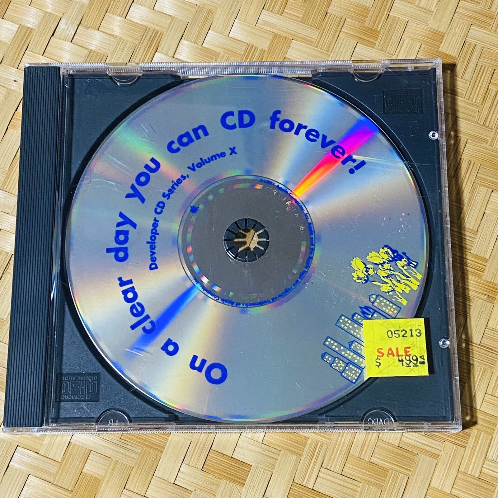 Apple Developer CD Series Volume X On A Clear Day You Can CD Forever RARE