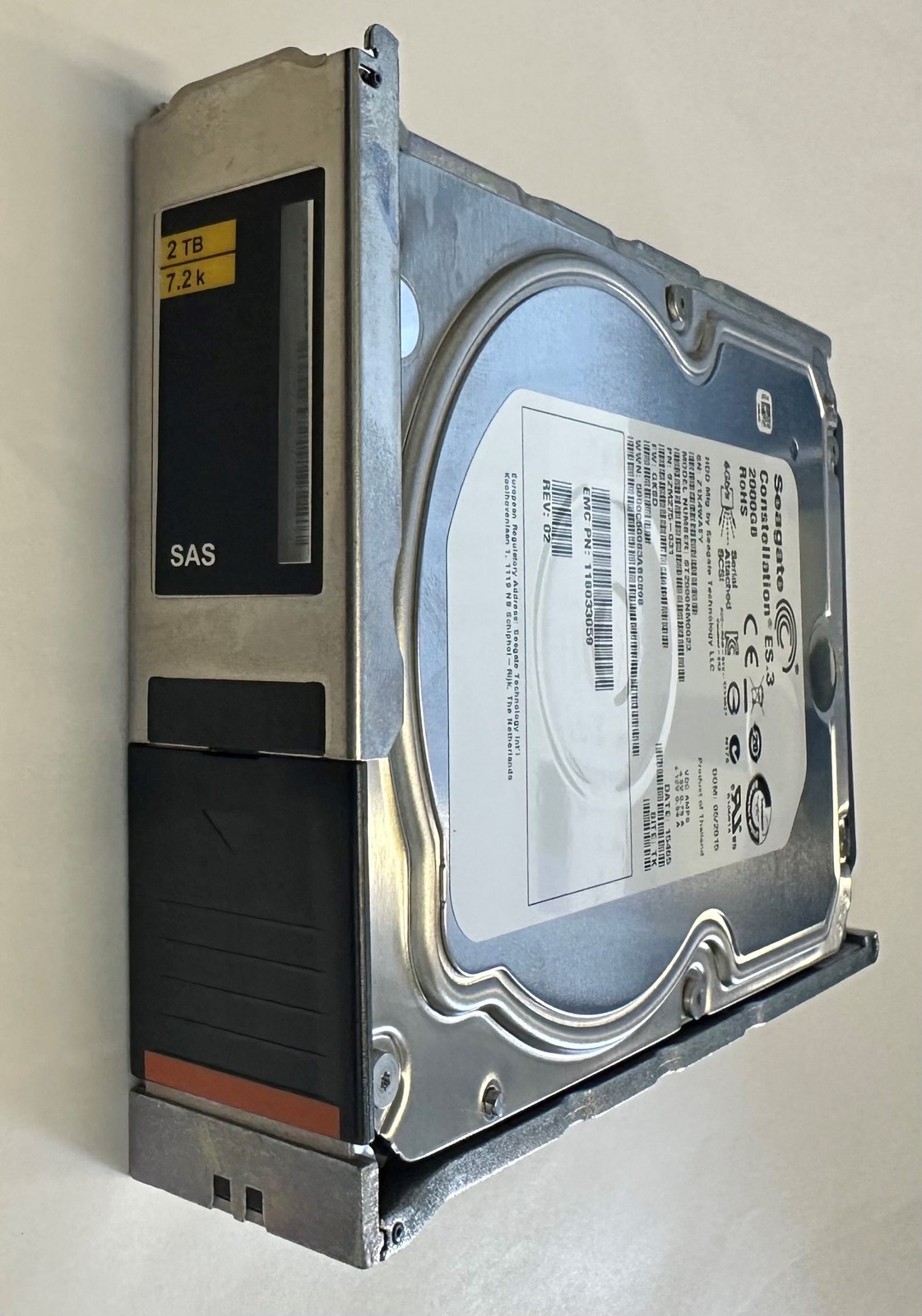 ST2000NXCLAR2000 - EMC 2TB 7200 RPM SAS 3.5" HDD for VNX 5200, 5400, 5500, 56...