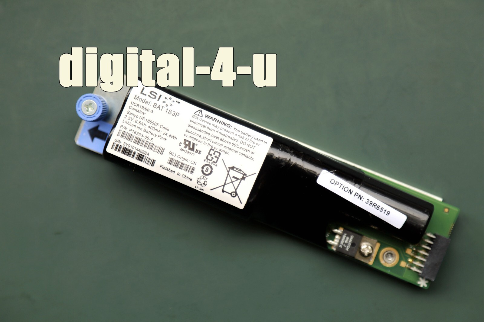 2025 Year New Genuine BAT 1S3P 39R6519 Memory Cache Battery fr IBM DS3000 System