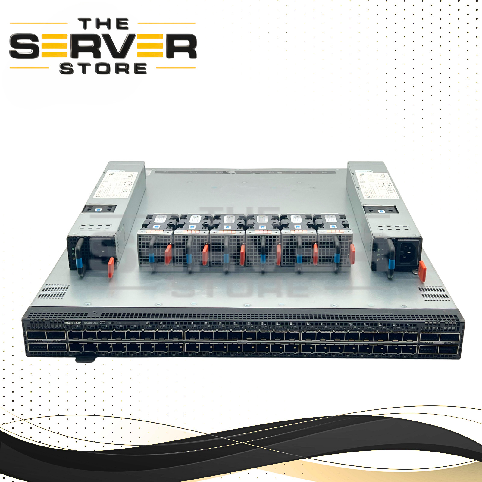 Dell 48P 100GbE / 8P 400GbE QSFP56-DD Reverse Airflow (Blue) Switch S5448F-ON