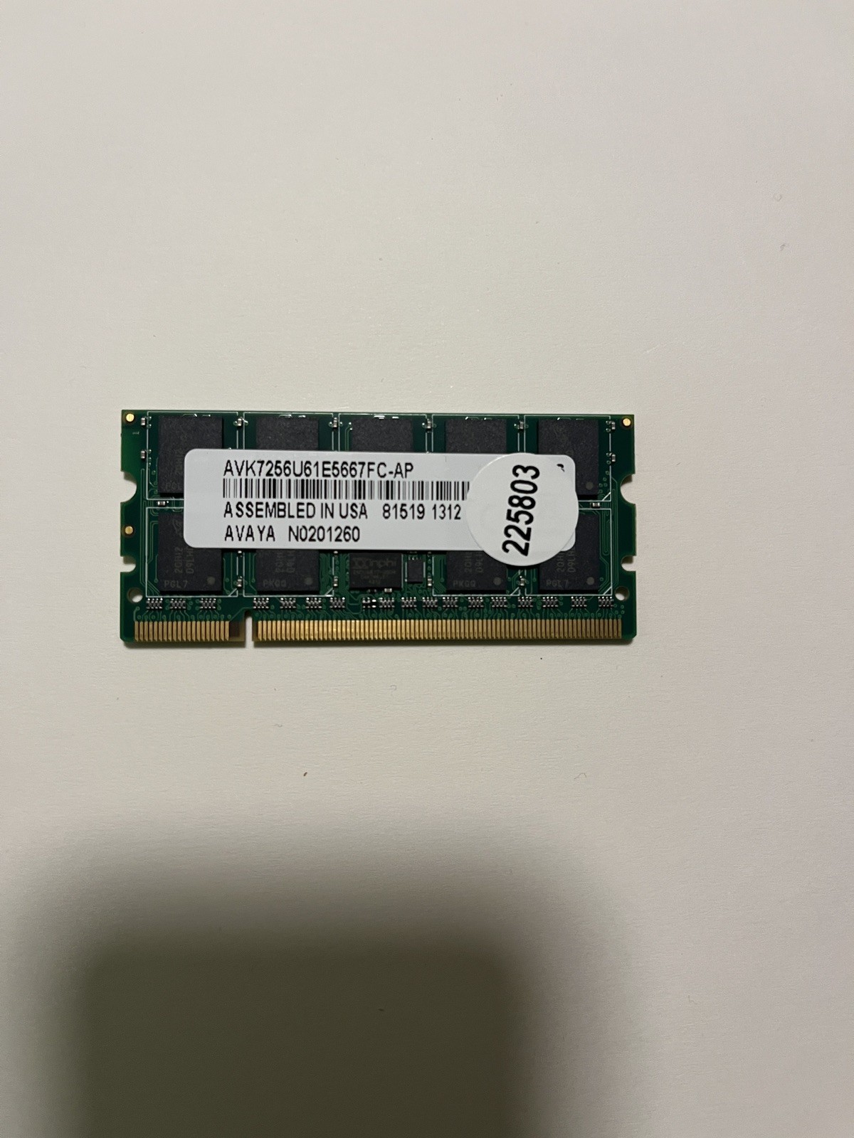 Avaya DDR2 SDRAM DIMM ECC Memory Server RAM 1GB PC2-5300 DDR2-667 240-Pin