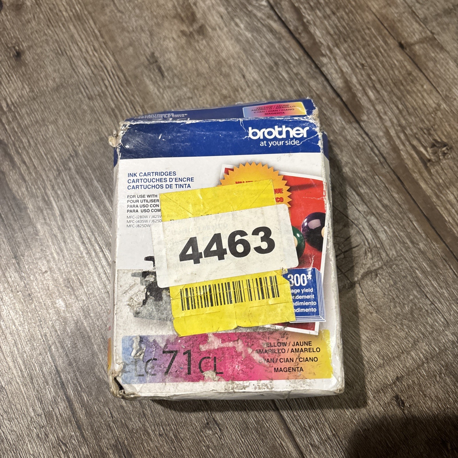 Genuine Brother LC71CL 3 Color Ink Cartridges Yellow Cyan Magenta EXP 05/2023