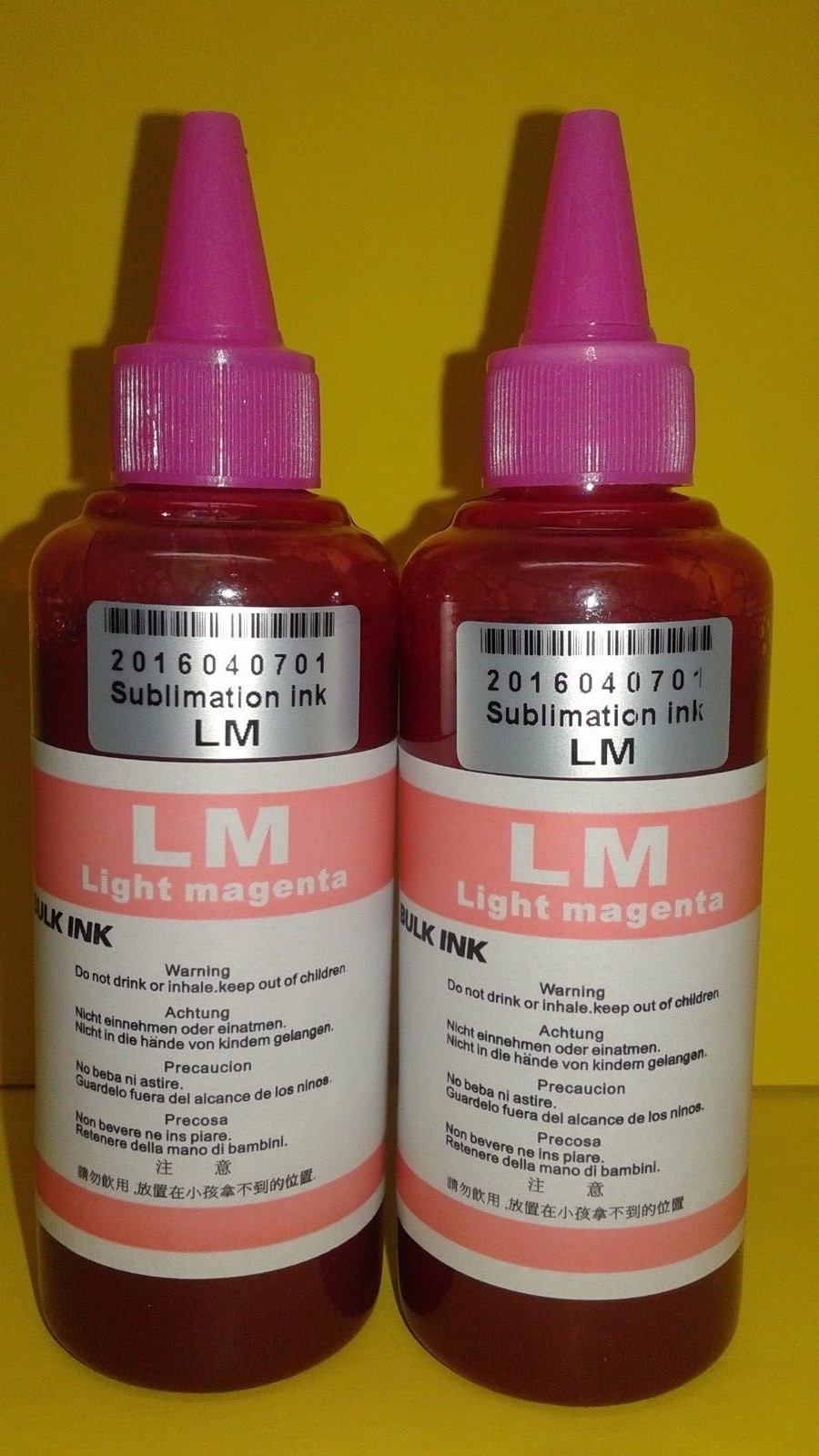 200ml pigment sublimation Light Magenta Bulk Refill Ink for Epson Compatible