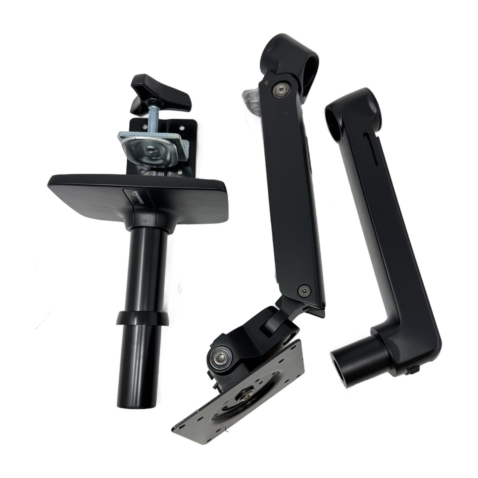 Amazon Basics Single Monitor Arm Desk Clamp Mount Black B00MIBN16O