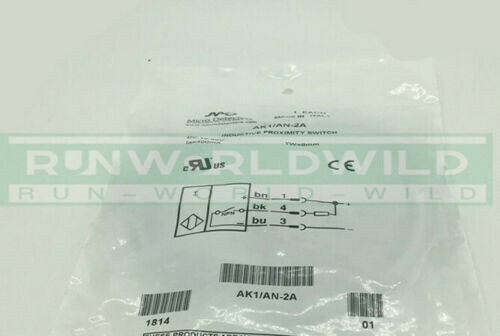 QTY:1 New For Micro Detectors Photoelectric Switch Sensor AK1-AN-2A