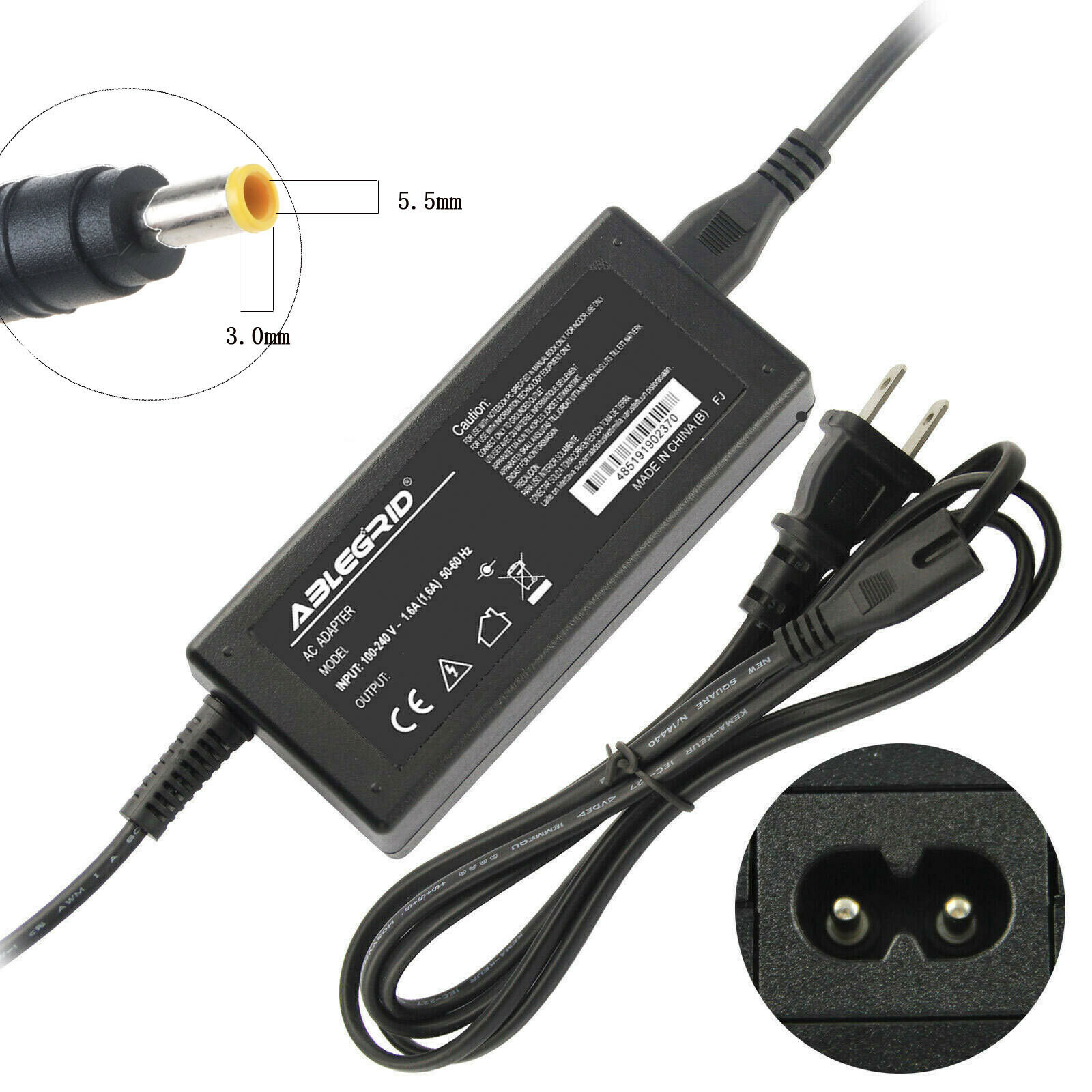 60W AC Adapter Battery Power Charger For Samsung NP350V5C-A03US NP355E5C-A01US