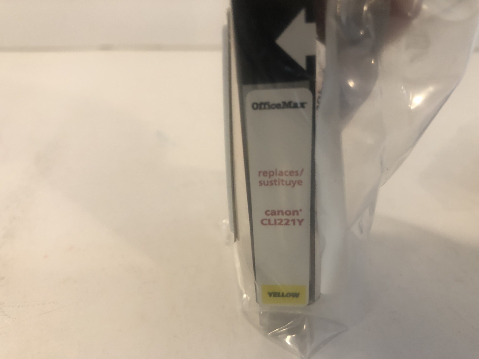 Office Max Compatible With Canon CLI-221y Remanufacture Inkjet Cartridge  Yellow
