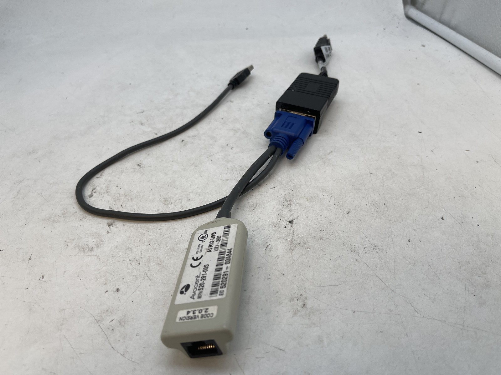 Avocent AVRIQ-USB KVM Interface 520-291-005 w/ DP Adapter - 