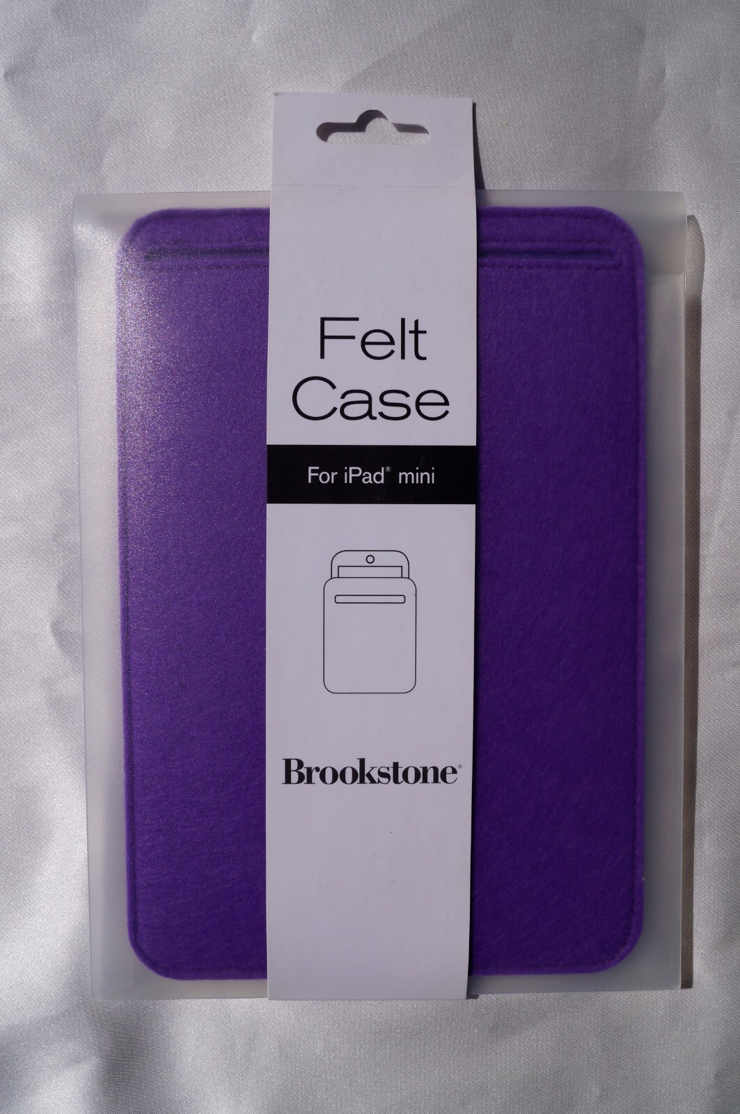 Brookstone Felt Case For iPad Mini Purple NIP