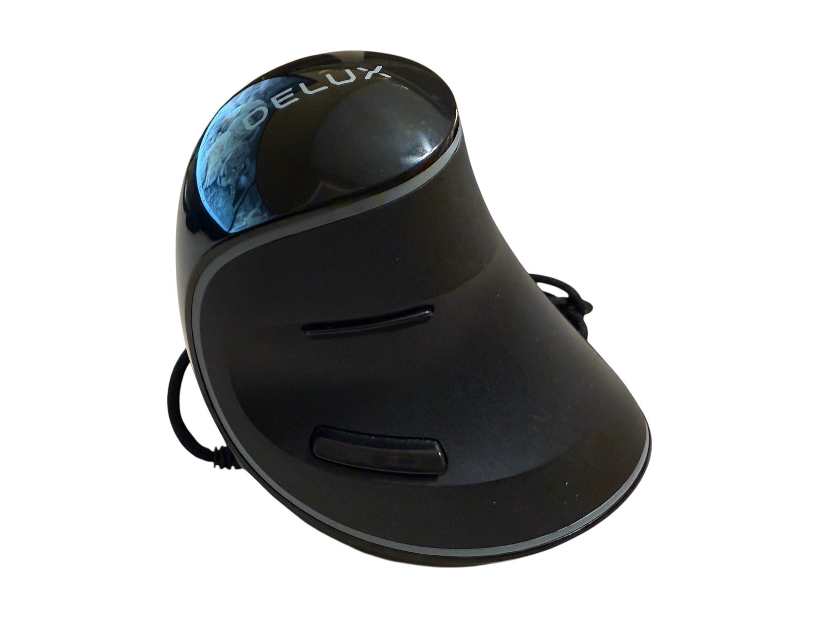 DeLUX M618 PLUS Ergonomic Vertical Mouse USB Wired BLACK (RGB light)