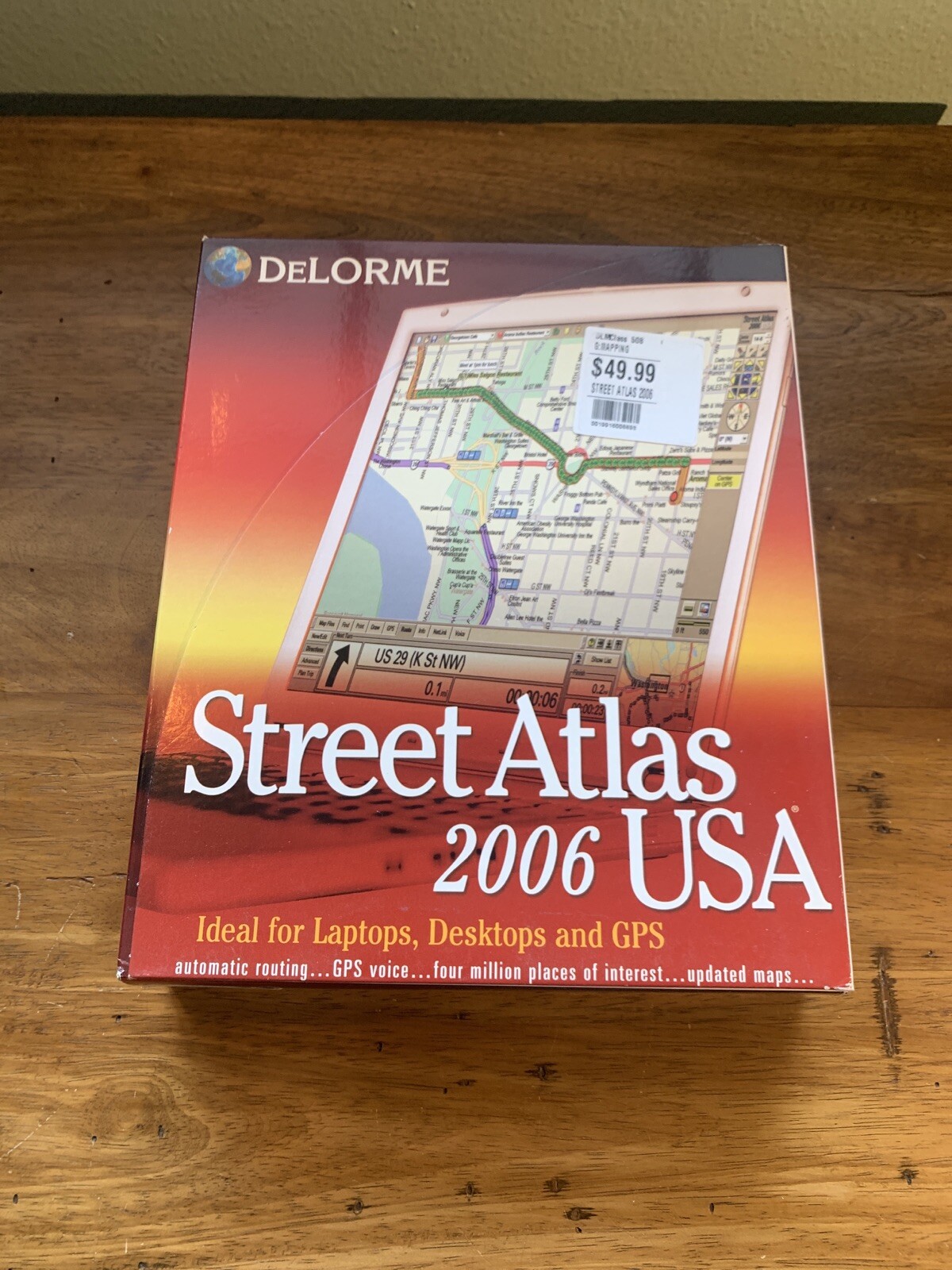 Street Atlas USA 2006 PC CD trip route mapping, map roads planning GPS tools app