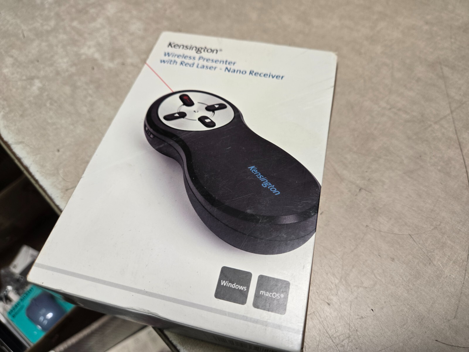 SEALED Kensington Wireless Presenter With Red Laser - Nano Receiver Windows/Mac