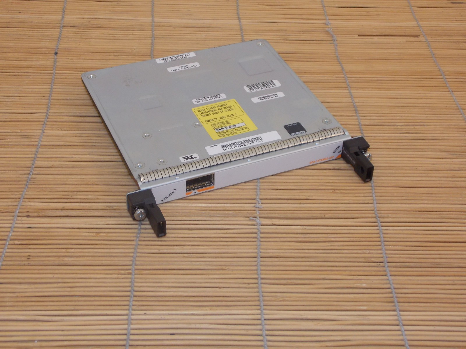 Cisco SPA-1XTENGE-XFP 10 Gigabit Ethernet Shared Port Adapter
