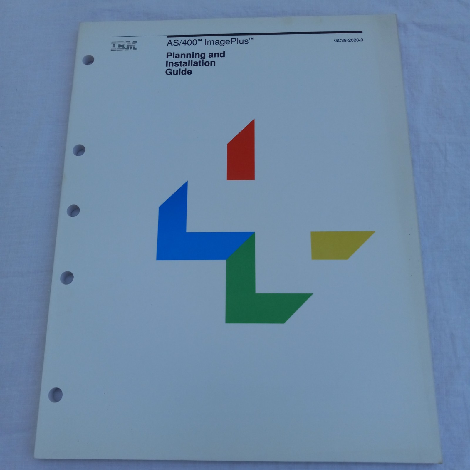 1990 1st Edition IBM AS/400 ImagePlus PLANNING & INSTALLATION GUIDE Manual 116pg