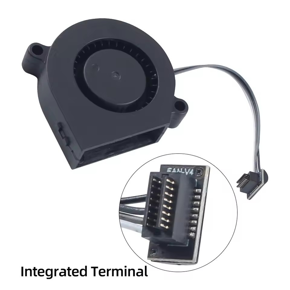 Extruder Hotend Cooling Fan 5015 For Bambu Lab P1P/P1S 3D Printer Hotend DC 24V