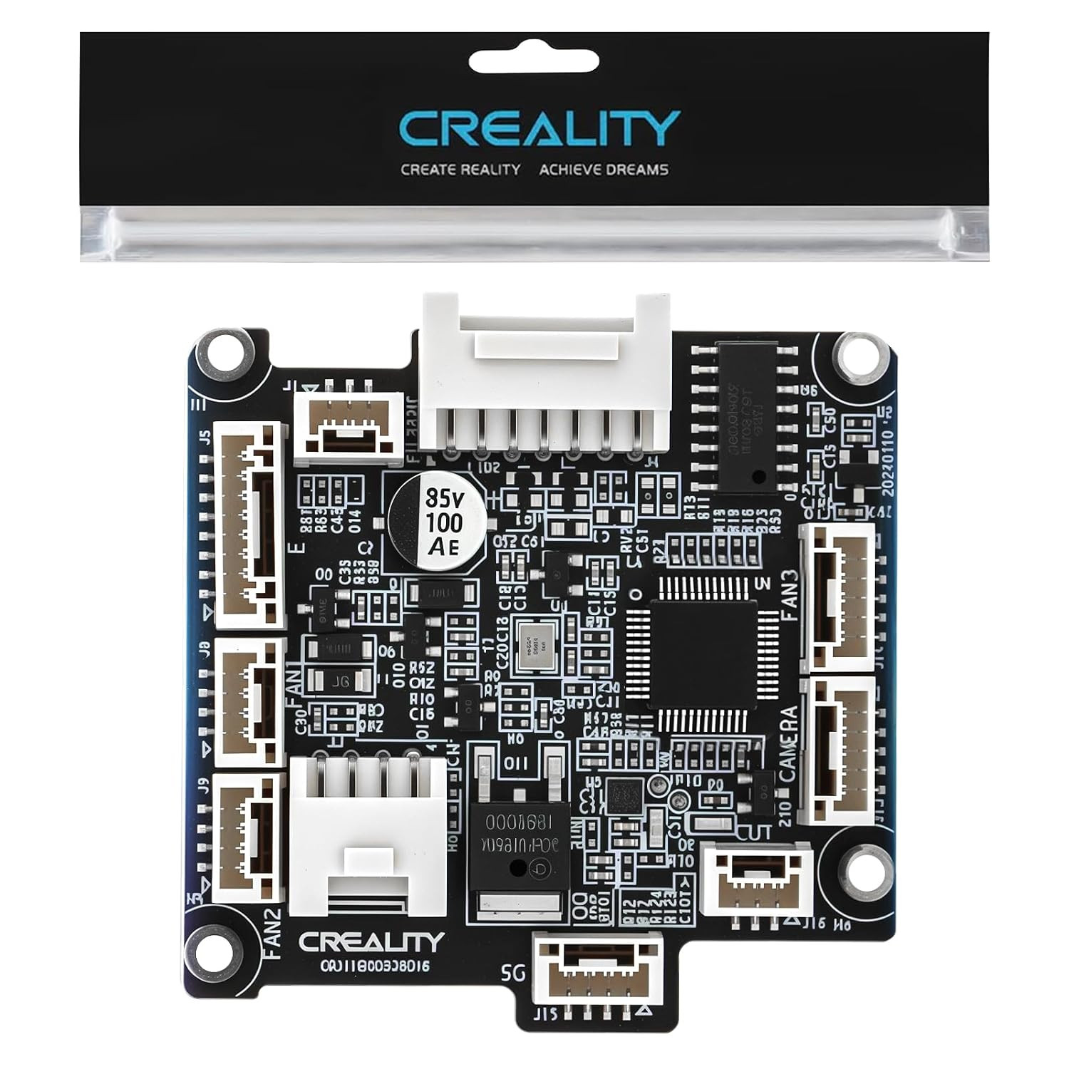 Official K2/K2 Pro/K2 Plus PCB Board, K2 Hotend Adapter Plate K2 Plus PCBA Nozzl