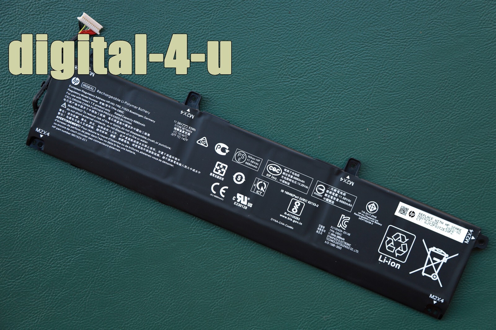 IR06XL New Genuine Battery for HP ZBook Power G7 TPN-DB0C M01523-2C1 M02029-005