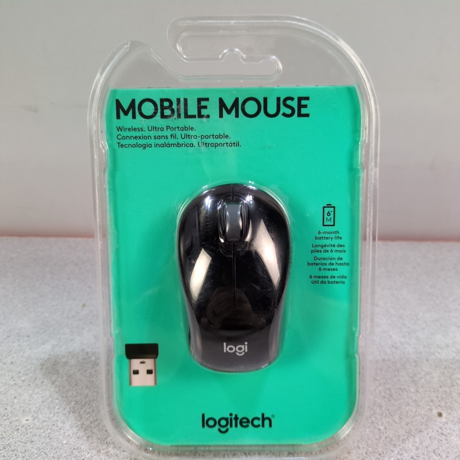 BRAND NEW Logitech Mobile Wireless Mouse 910-005753 - SEALED Micro Mouse