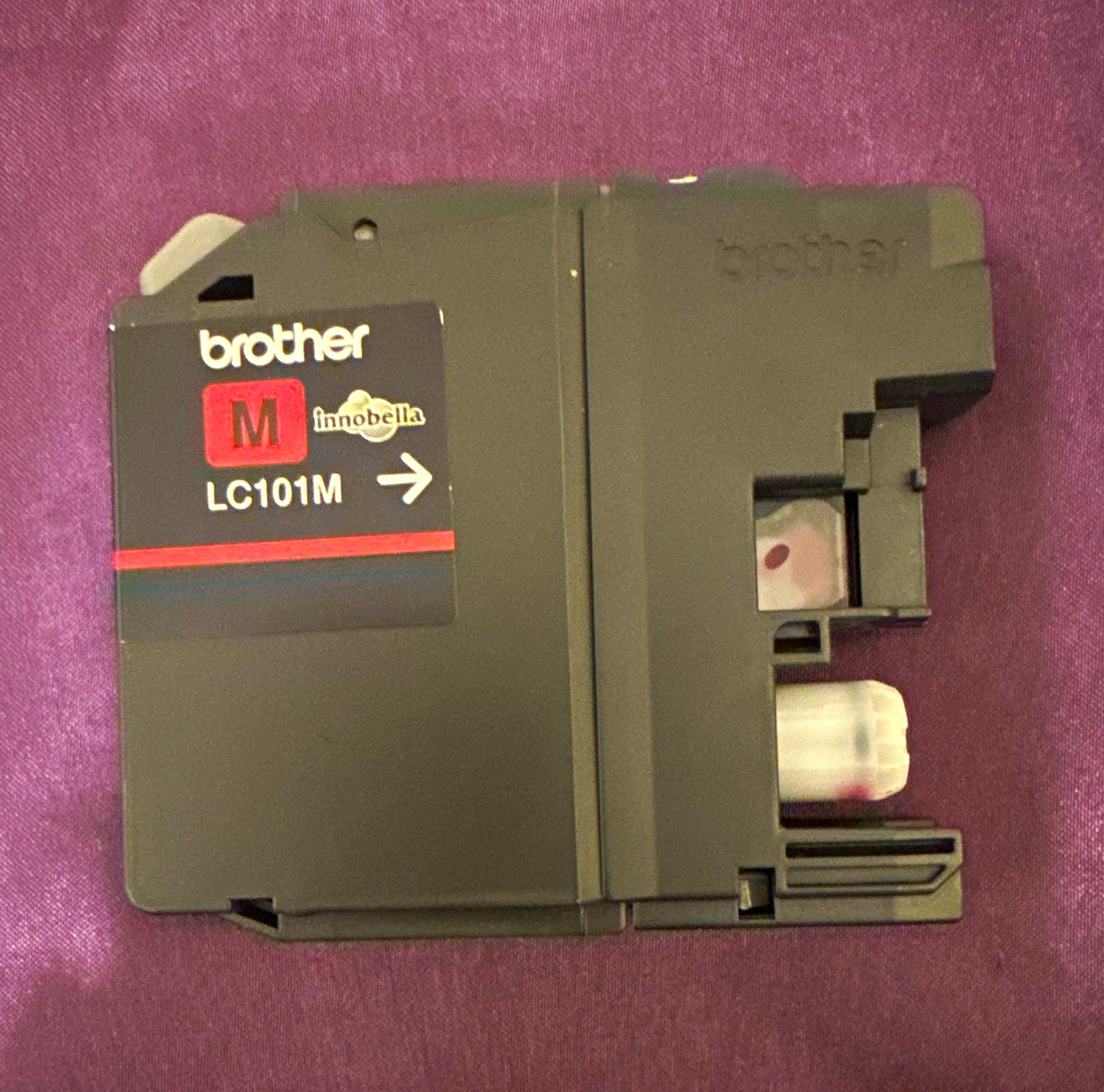 Brother LC101M Magenta Genuine/Original Inkjet Ink Cartridge for LC101