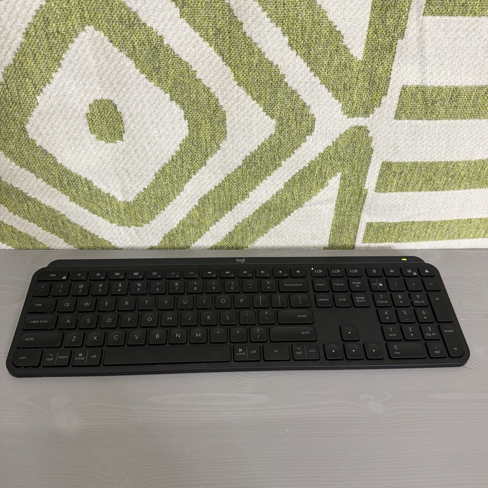 Logitech MX Keys Full-Size Bluetooth Wireless Keyboard Black EXC