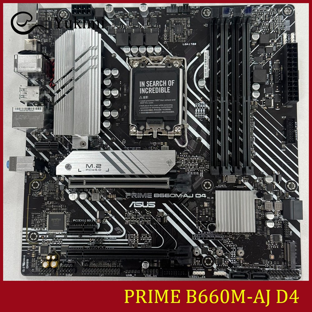 FOR ASUS PRIME B660M-AJ D4 Ｍotherboard Test OK