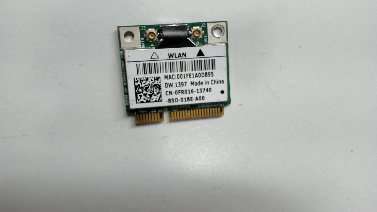 Dell Wireless 1397, 4312BG, Half Mini Card