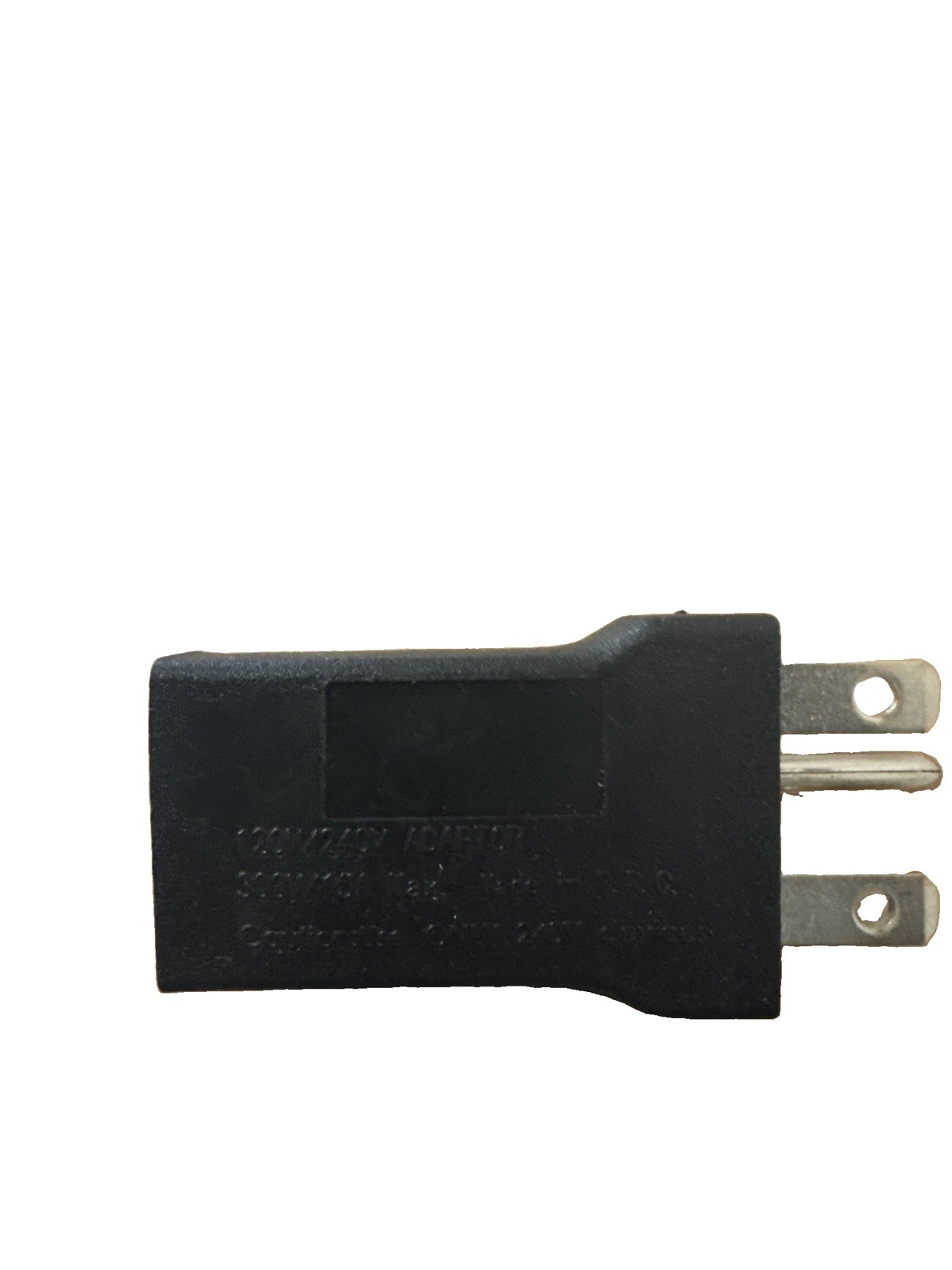 Heavy Duty 120V/240V AC Power Plug Adapter 15A Max Grounded 3-Prong