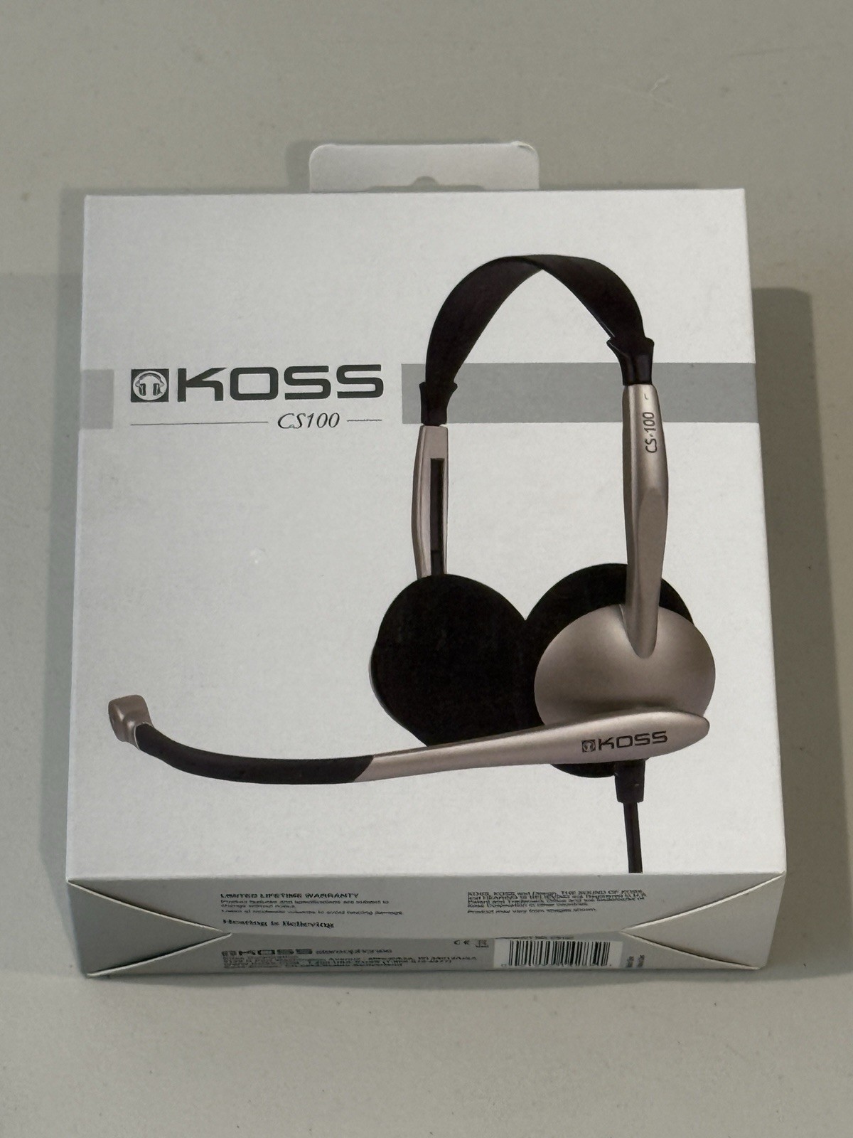 KOSS 159617/183533 CS100 On-Ear Communication Headset