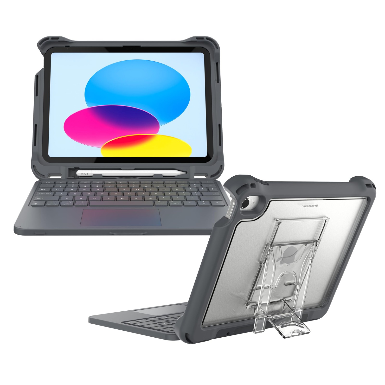 Brenthaven 3005 Rugged Keyboard For Ipad 11-inch [a16] And Ipad [10th Gen]