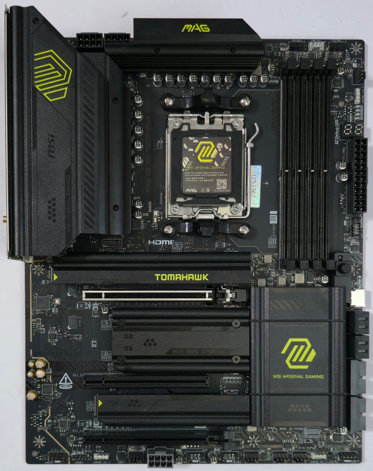 MSI MAG X870E Tomahawk WiFi Motherboard, ATX, AM5, DDR5, M.2 Gen5, Wi-Fi 7