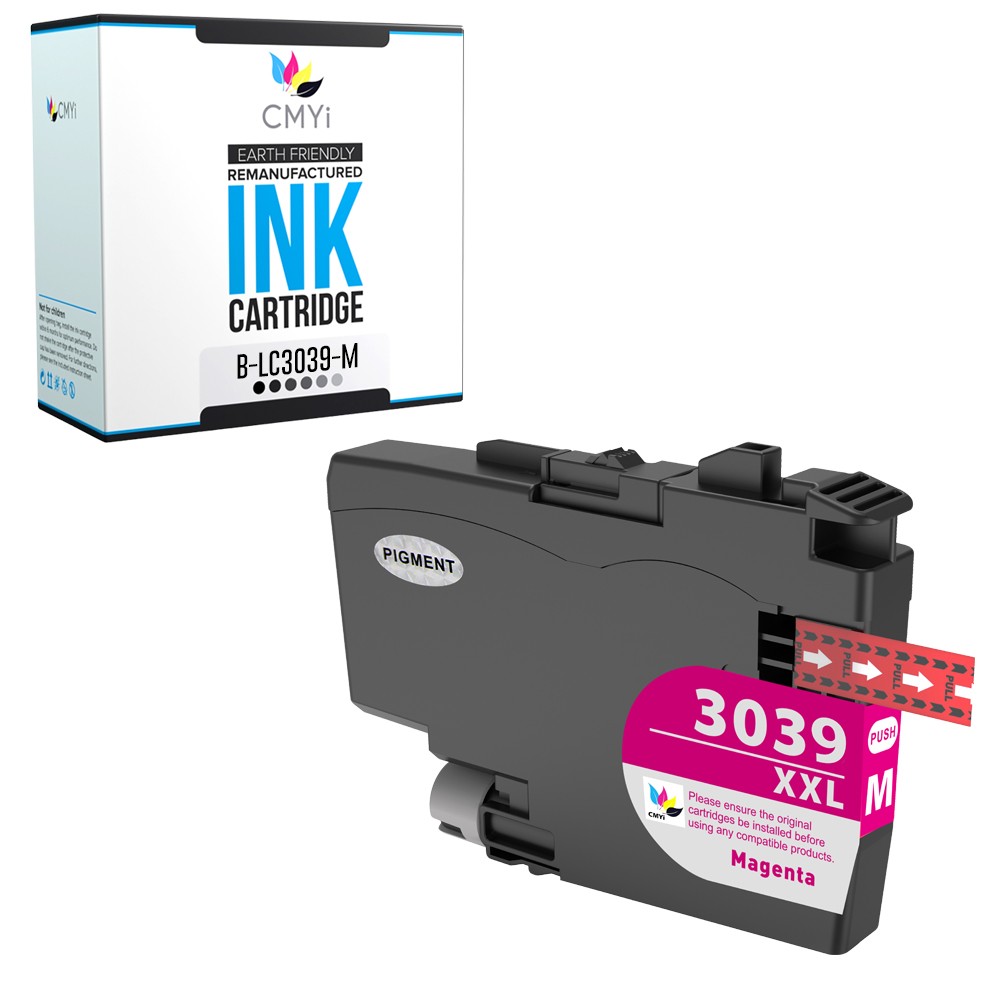 1-Pack CMYi Compatible LC3039 Magenta Ink Cartridge fits Brother MFC-J6545DW