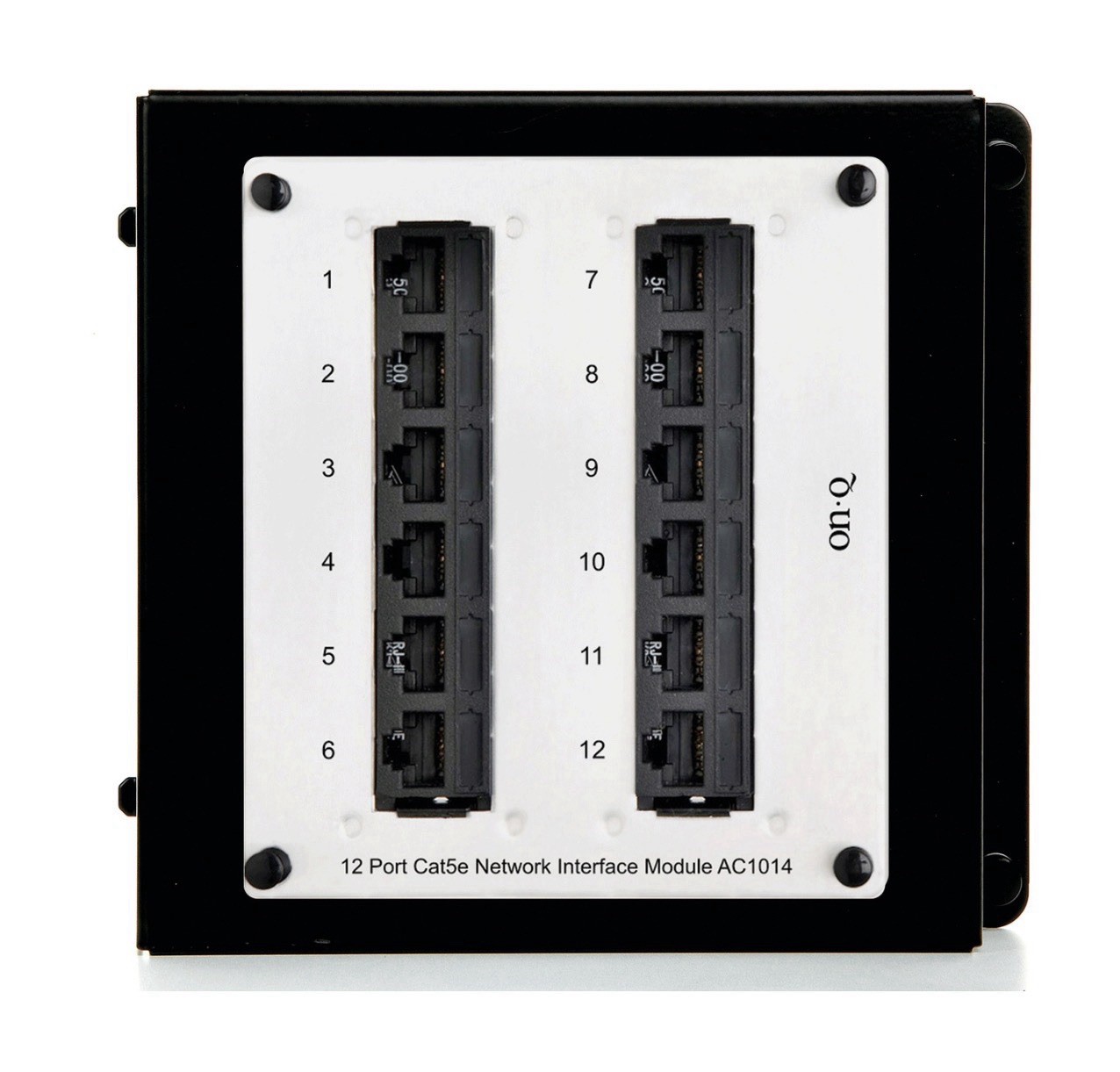 Legrand On-Q AC1014 12-Port Cat5e Network Interface Module Patch Panel