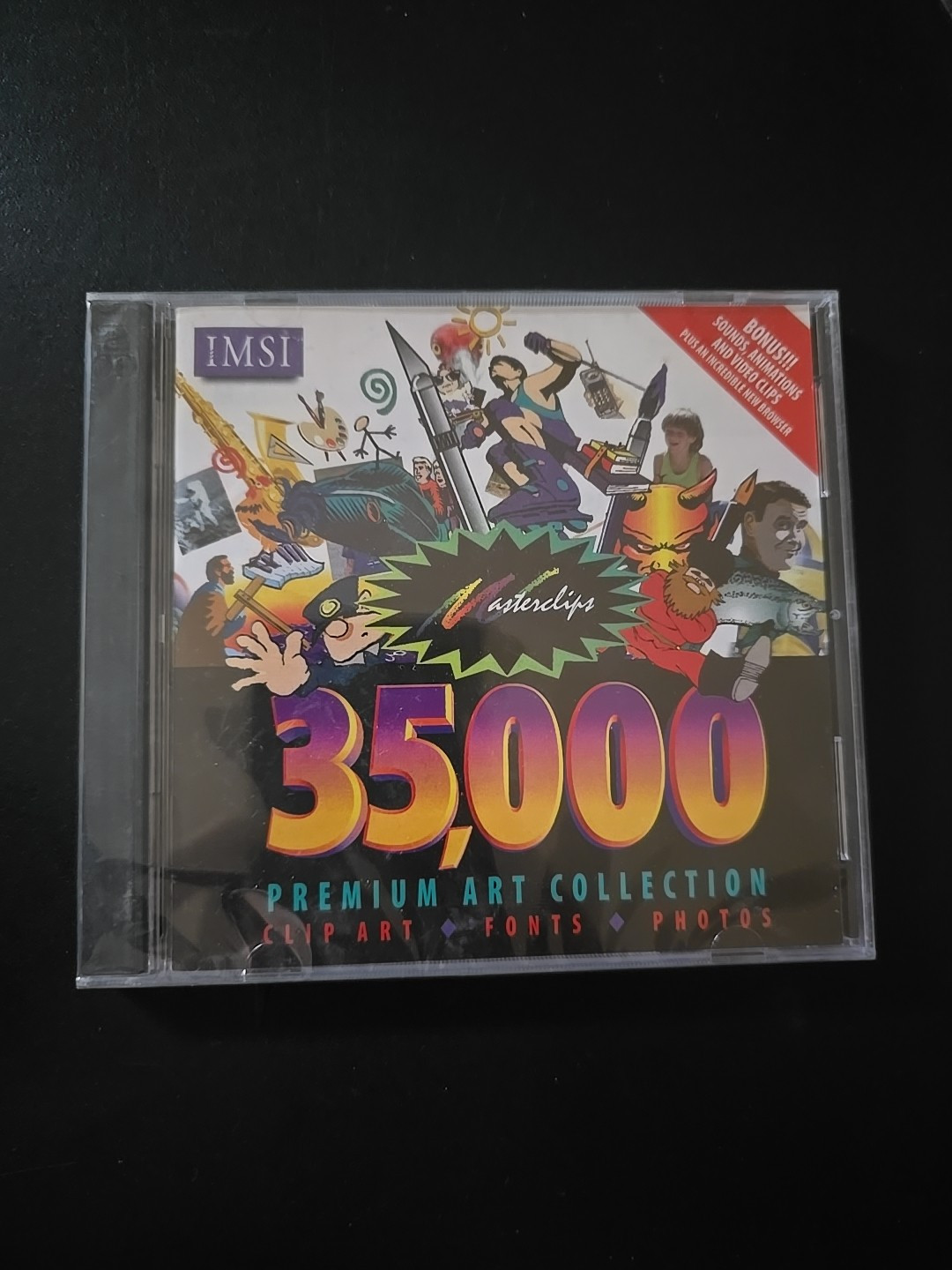 IMSI 35,000 PREMIUM IMAGE COLLECTION Masterclips 2CD RARE SEALED 04-M35X-102 A