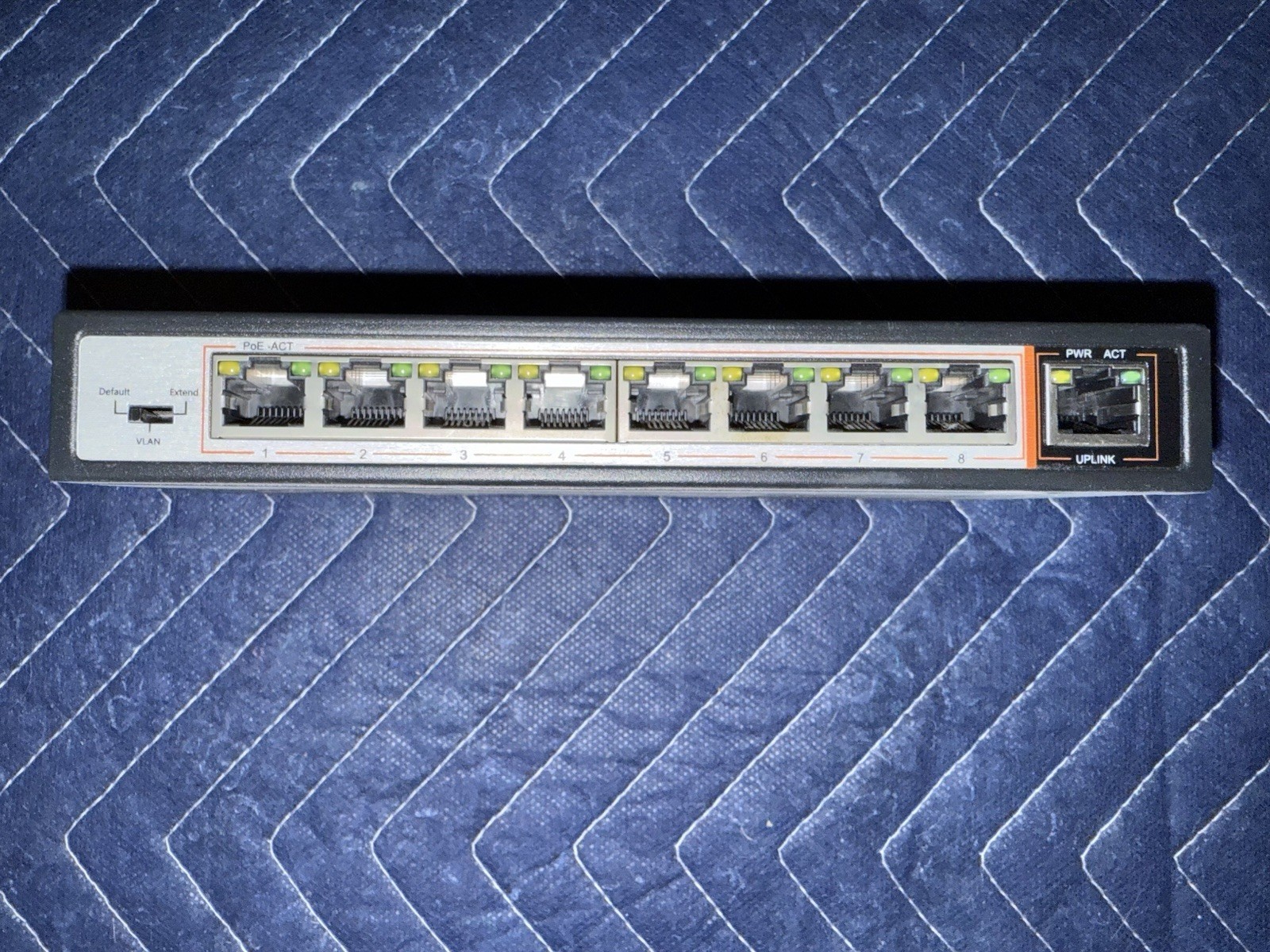8 Port POE Switch - Model C-POE-SW0801M-2