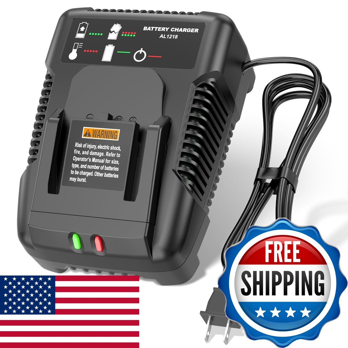 18V R86092 Fast Charger for RIDGID Tools 18V Battery R840083 R840085 R840086