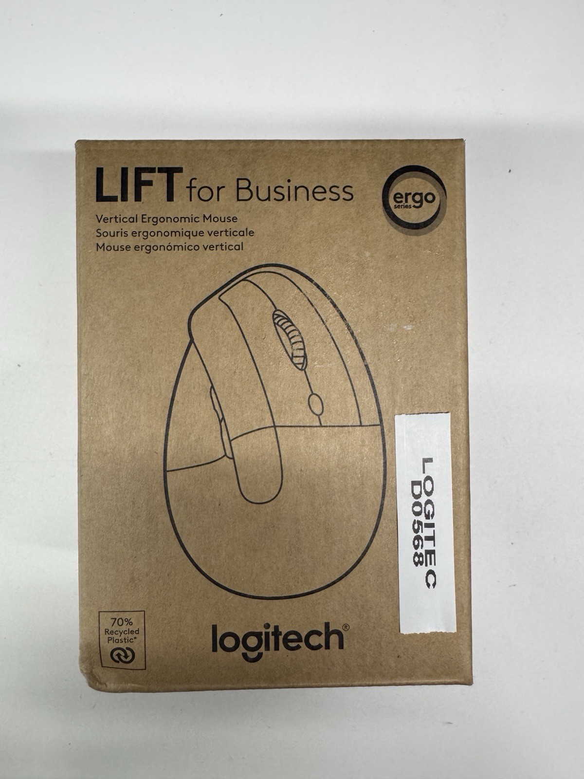 Logitech Lift for Business Vertical Ergonomic Mouse Wireless 910-006491