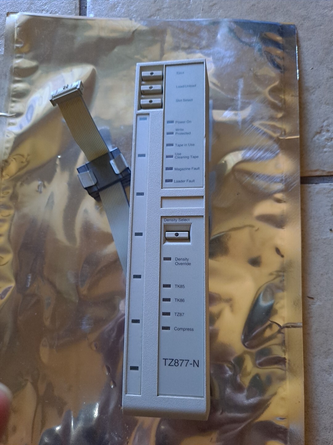 DEC DIGITAL VINTAGE TZ877-N control Panel