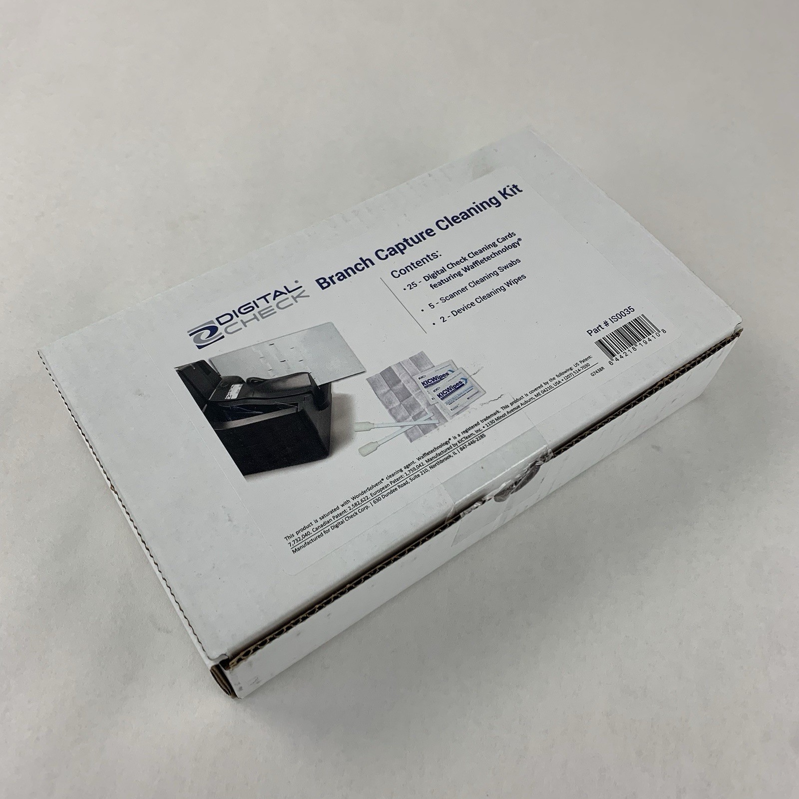 Digital Check Cleaning Kit IS0035 25x Waffletechnology Cards 5x Swabs 2x Wipes