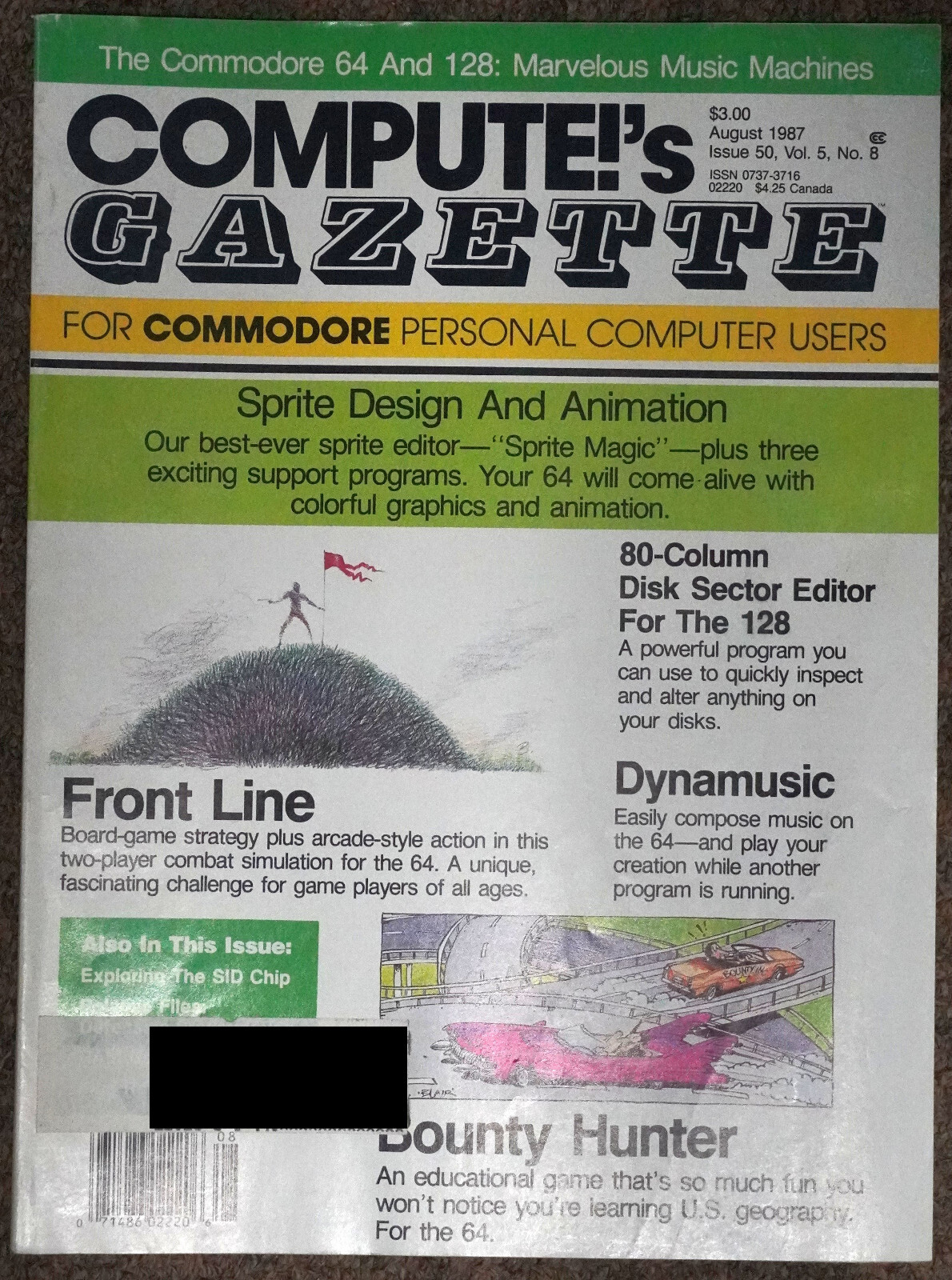 Compute's Gazette For Commodore Personal Computer Users Aug 1988