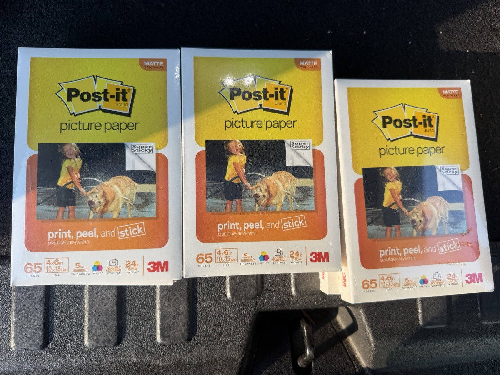 Lot Of 6 Post-it Picture Paper 65 Sheets Per Pack Brand New Sealed